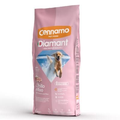 DIAMANT Puppy & Junior Pollo e Riso 15 kg