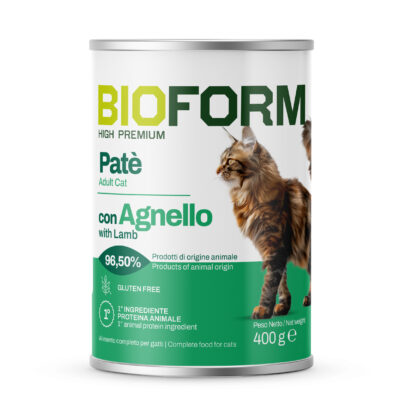 BIO FORM Cat Patè Agnello gr. 400 (6 pz) (TEST)